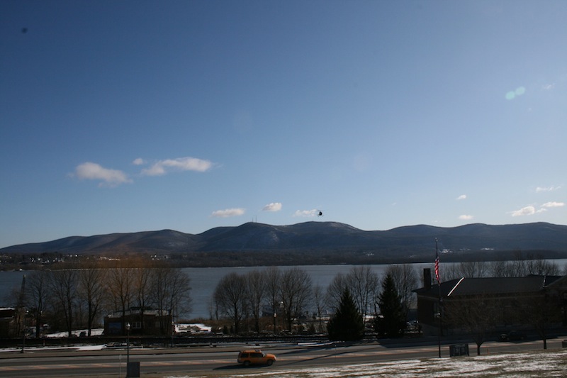 View of the Hudson River in Newburgh, NY