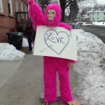 Pamela Krizek Valentine's Day Indoor Jungle Mascot