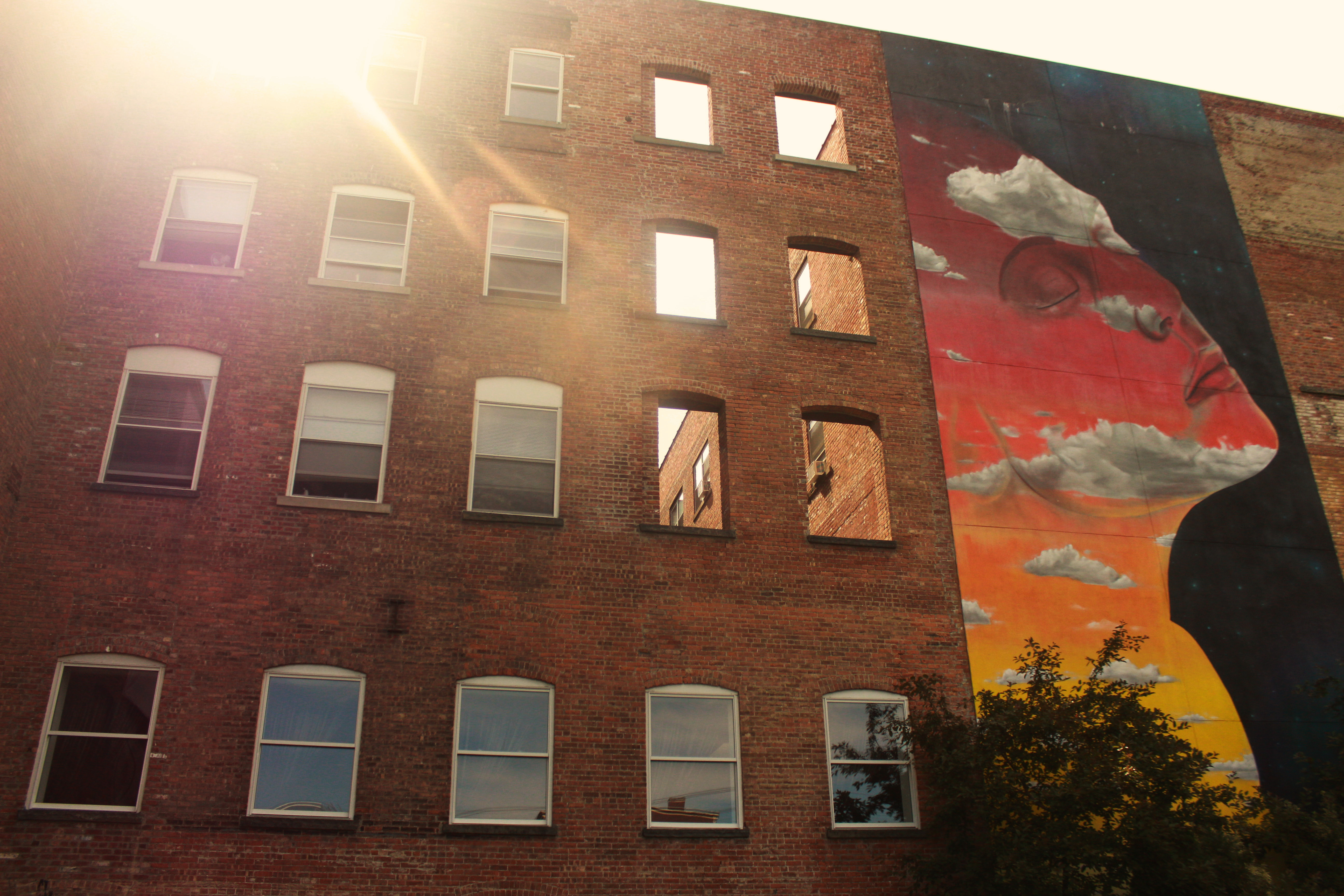 "Up Above" taken by Steven Rosas at the lot at the corner of Liberty and Broadway